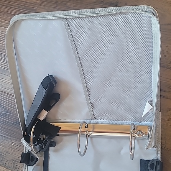 Case It 3" Trapper Keeper, Retro, Diamonds, Colorful, Grey, Zipper, School - Picture 7 of 11